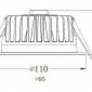 Встраиваемый светильник Deko-Light COB 95 565007