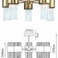 Потолочная люстра Rivoli Donna 3149-305