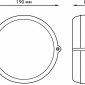 Настенно-потолочный светильник Gauss 926602106