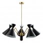 Подвесная люстра Crystal Lux Joven SP5 Gold/Black