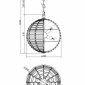 Подвесной светильник Maytoni Palla MOD092PL-06CH