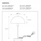 Настольная лампа Lucide Siemon 45596/01/35