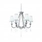 Подвесная люстра Lumina Deco Milesia LDP 8926-6 WT+CHR