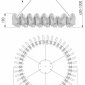 Подвесной светильник Bogate's Farfalla 90375/1