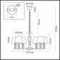 Подвесная люстра Lumion Loraine 3733/6