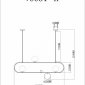 Подвесная люстра Moderli Miya V6031-4P