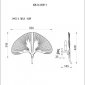 Бра K2KM1125W-1