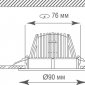 Точечный светильник Loop DL18838R7W1W 65