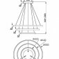 Подвесной светильник Maytoni Rim MOD058PL-L100W3K