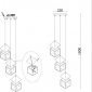 Подвесной светильник Ice Cube ZRS.1005.03