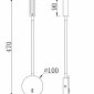 Бра Maytoni Stem C035WL-L3B3K