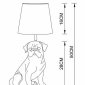 Интерьерная настольная лампа Arte Lamp Bobby A1512LT-1WH