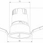 Встраиваемый светильник Elektrostandard Inline a064612