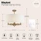 Подвесная люстра Maytoni House H007Pl H007PL-05G