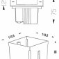 Встраиваемый светильник Deko-Light Square II WW 730248