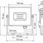 Светодиодный прожектор Feron LL920 30W 32101