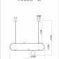 Подвесная люстра Moderli Miya V6030-4P