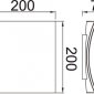 Архитектурная подсветка Oasis Light SIDNEY LED W1869 Gr