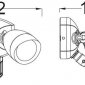 Прожектор уличный TUBE LED W6219A-PiR Bl