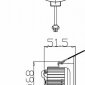 Встраиваемый светильник Deko-Light COB-68-24V-2700K-round 565304