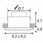 Уличный светодиодный светильник SLV Out 65 Square Led Set 114471