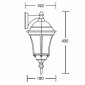 Настенный фонарь уличный Oasis Light 91302S Gb