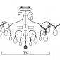 Потолочная люстра Freya Chabrol FR2302-CL-06-WG
