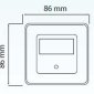 Встраиваемый светильник Horoz Electric Diamond HRZ00002256