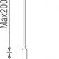 Подвесной светильник Uno DL20001R5W1W350S