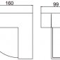 Настенный светильник уличный GEOMETRY 2104 Gr