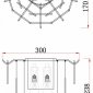 Настенный светильник Freya Porto FR5104WL-02BS