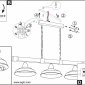 Подвесная люстра Eglo Oldbury 49685