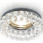 Встраиваемый светильник Ambrella light Crystal K206 CL/CH