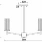 Подвесная люстра Freya Manisa FR5036PL-05N