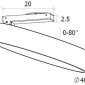 Потолочный светильник DesignLed UF UF034-40-WH-NW