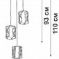Подвесной светильник V43820-0/3S