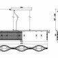 Подвесная люстра Maytoni Dune DIA005PL-06CH