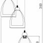 Подвесной светильник Astery FR5375PL-03CH2