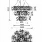 Подвесная светодиодная люстра ST Luce Rafina SL379.203.486