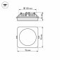 Встраиваемый светильник Arlight Ltd-96 Ltd-96x96SOL-BK-10W Day White