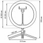 Настольная лампа Gauss Ring Light RL002