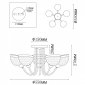Потолочная люстра MyFar Ekaterina MR1291-5C