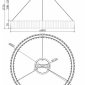 Подвесной светильник Tier FR5257PL-L25CH