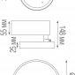 Трековый светильник Luna DL18791WW24BM