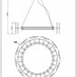 Подвесной светильник Wertmark Nicola WE159.24.303