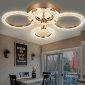 Подвесной светильник Ambrella light Original 1 FA416/2+2 GD золото 60W 640*460*120 (ПДУ РАДИО 2.4G)