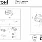 Точечный светильник Alfa LED DL043-02-15W3K-SQ-WB