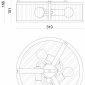 Потолочная люстра Favourite Radiales 3099-3C
