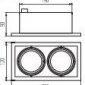 Точечные светильники Kanlux MERIL DLP-250-W 26481