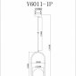 Подвесной светильник Moderli Klaster V6011-1P